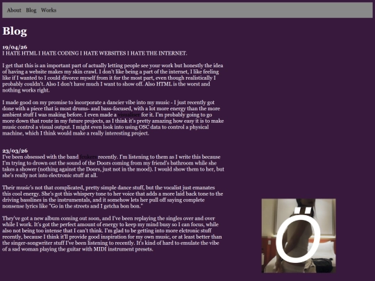 blog screenshot