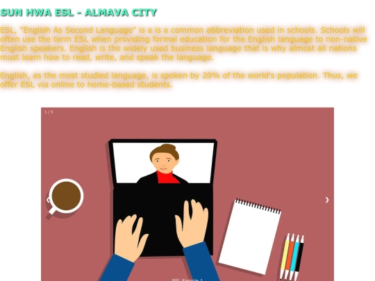 homepage screenshot