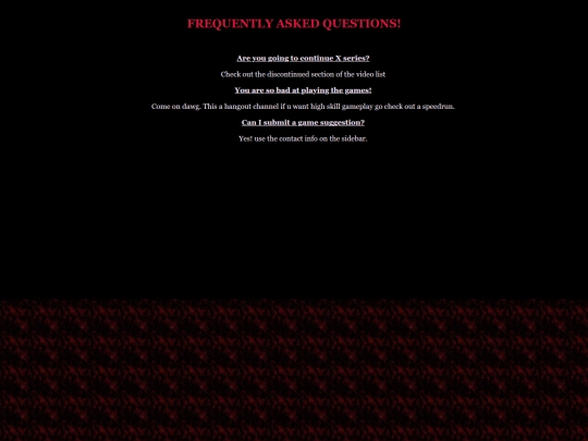faq screenshot