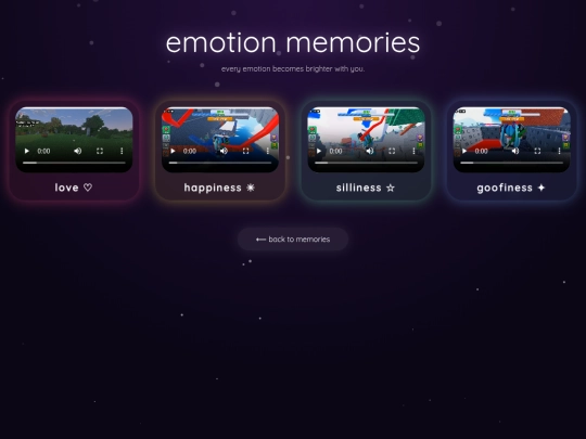 emotionpage screenshot