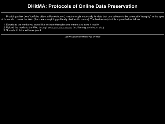 html/protocols screenshot