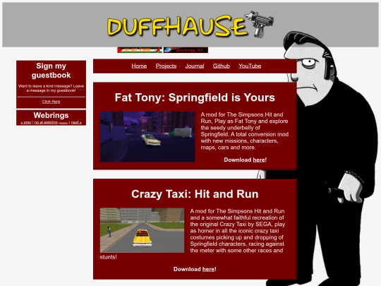 projects screenshot