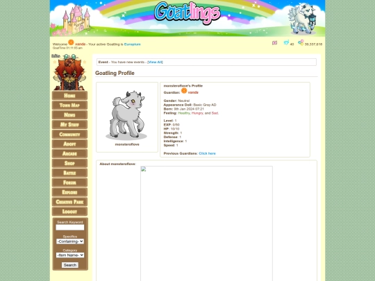 alec goats/monsteroflove screenshot