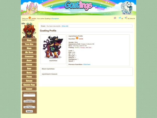 alec goats/voynichese screenshot