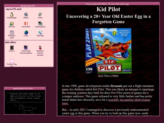 cyber/kid-pilot screenshot