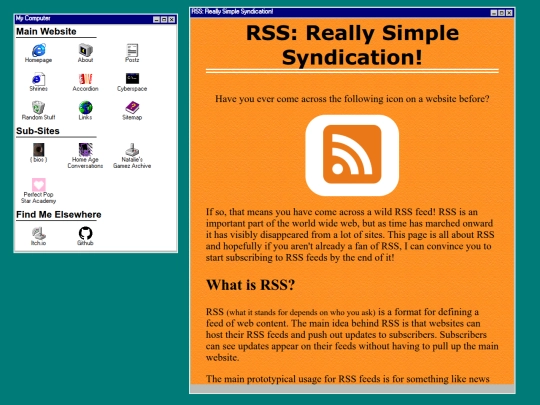 cyber/rss screenshot