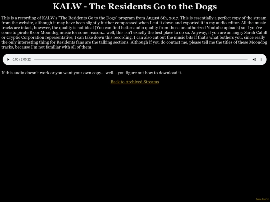 shrines/rz/streams/KALW screenshot