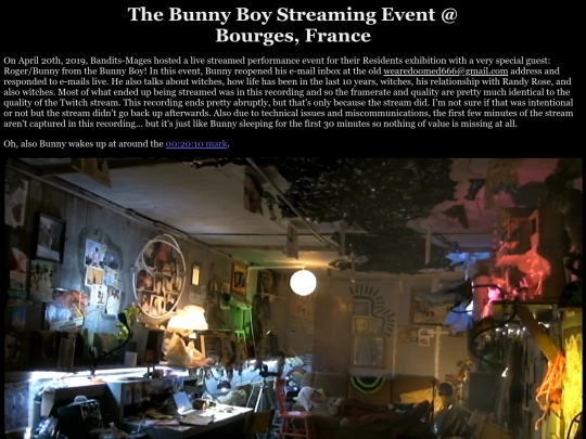 shrines/rz/streams/bunnystream screenshot