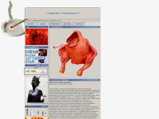 Vessa/nettisivut/hyvinvointikurssi screenshot