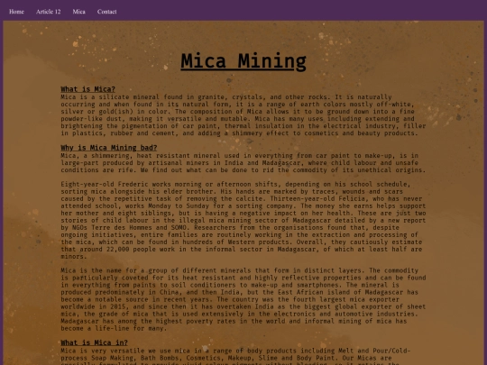child labour /mica screenshot