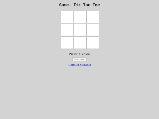 tictactoe screenshot