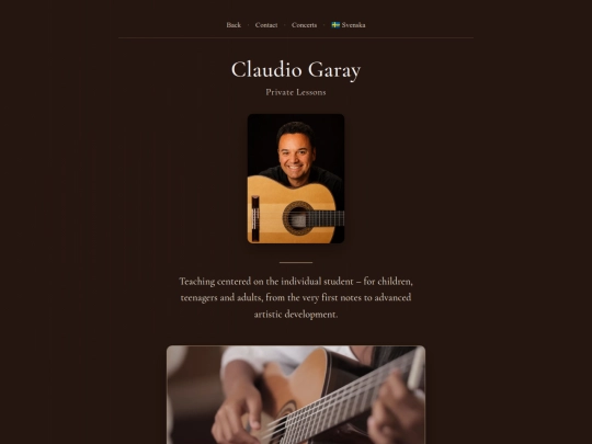 lessons screenshot