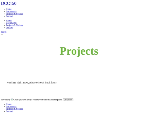 projects--notices screenshot