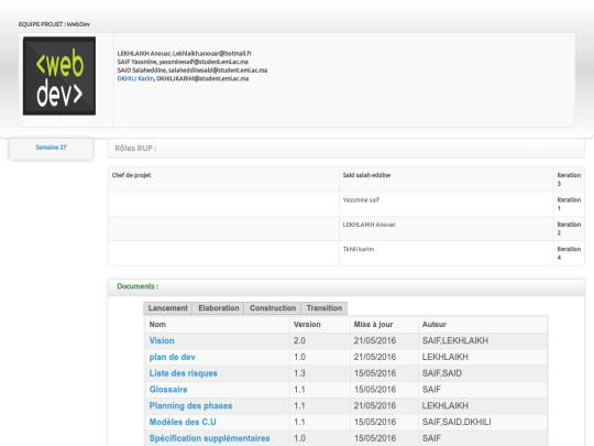 WebDev/L'index screenshot