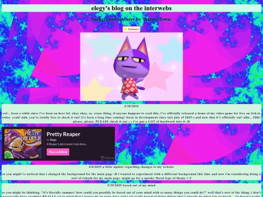blog screenshot