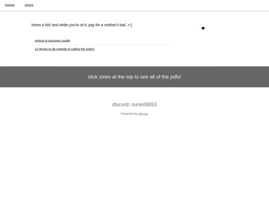zines screenshot