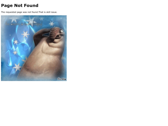 not_found screenshot