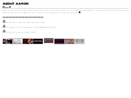 aaronabout screenshot