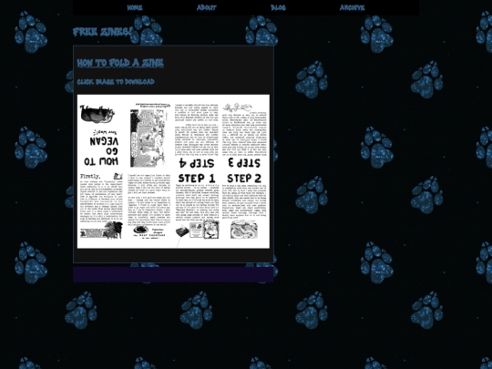 zines screenshot