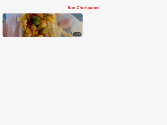 antojitos/sonchoripanes screenshot