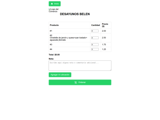 desayunos/belen1 screenshot