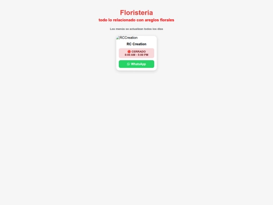 store/floristeria screenshot