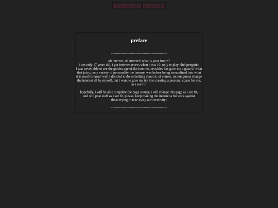 preface screenshot
