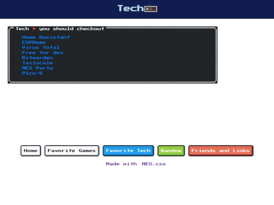 tech screenshot