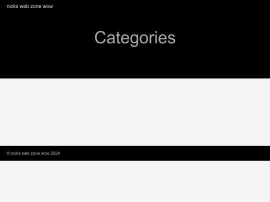 categories screenshot