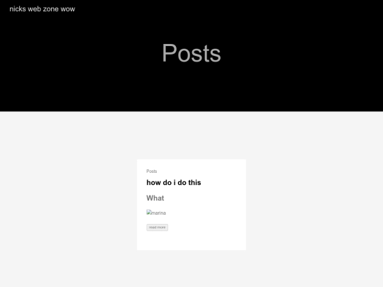 posts screenshot