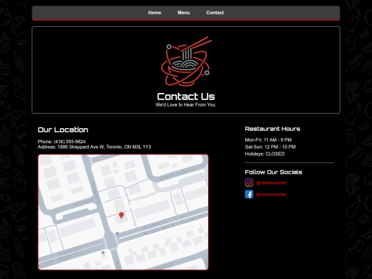 Contact screenshot