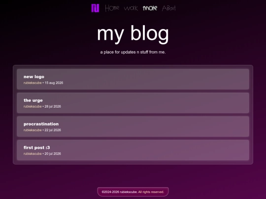 blog screenshot
