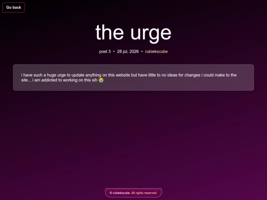 blog/post/urge screenshot