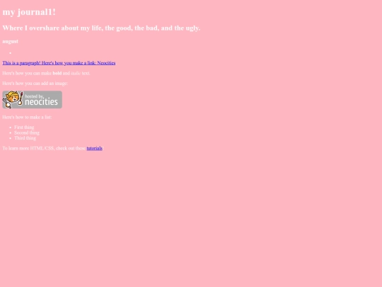 journal screenshot