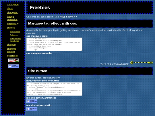 freebies screenshot