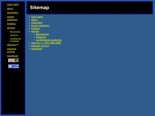 sitemap screenshot
