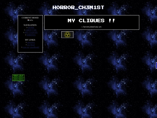 cliques screenshot