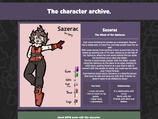sazerac screenshot