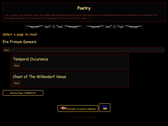 Poetry/dir screenshot