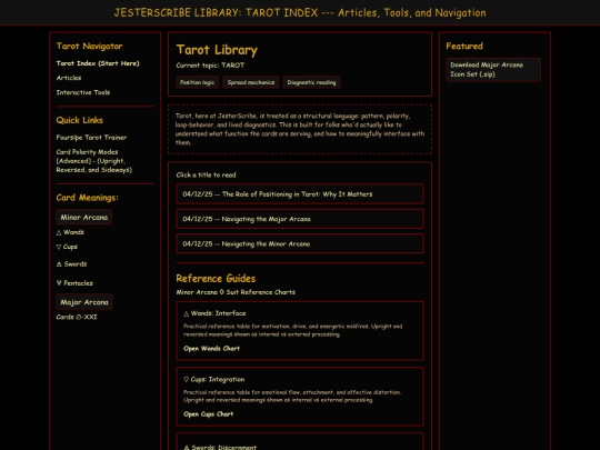 tarot/dir_landing screenshot