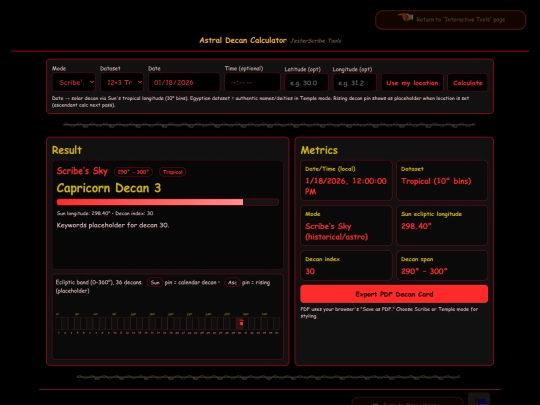 tools/decan_calc screenshot