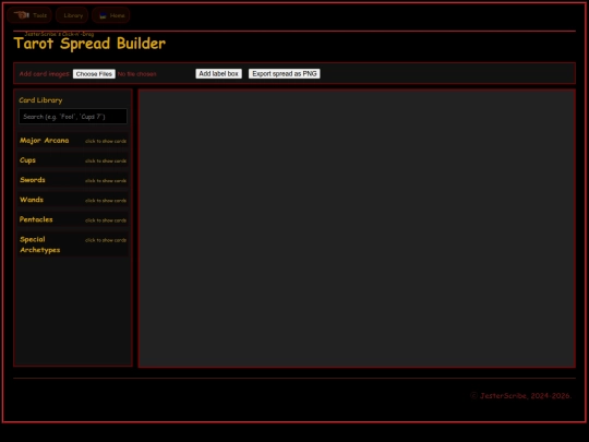 tools/tarot_spread_builder screenshot