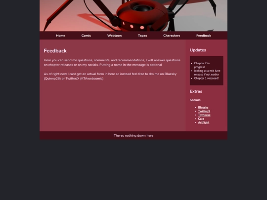 Feedback screenshot