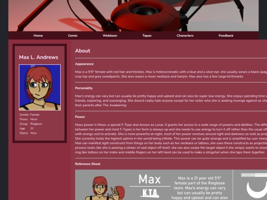 characters/max screenshot