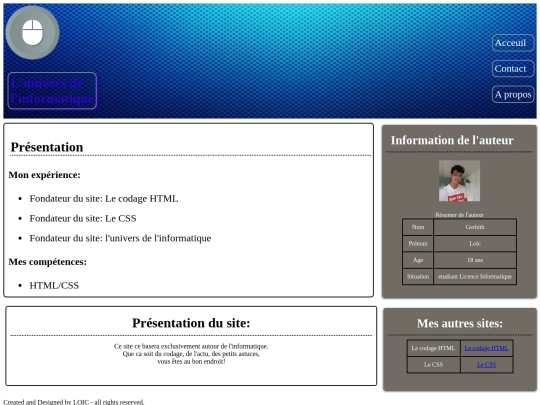 index screenshot