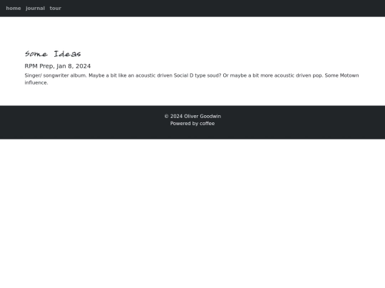 journal screenshot