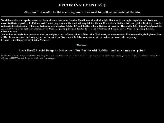 batEvent screenshot