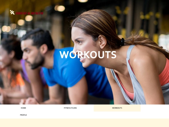 second_web/Workouts screenshot