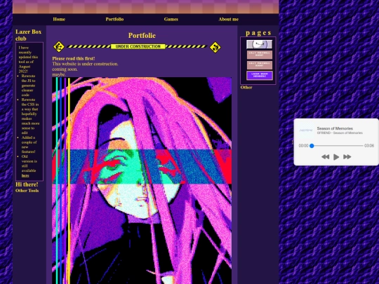 Portfolio screenshot