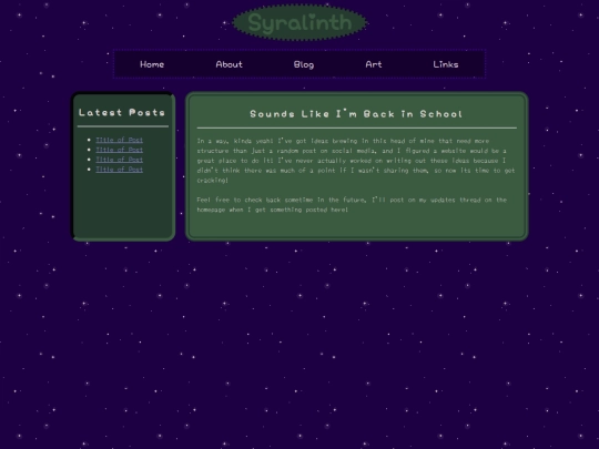 blog/essays screenshot